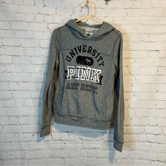 PINK Victoria's Secret Tops - Women’s Pink hoodie sweatshirt, size Medium